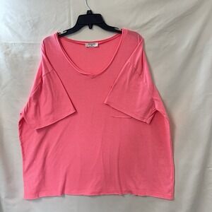 Womens Pink Tee‎ Zenana Size M